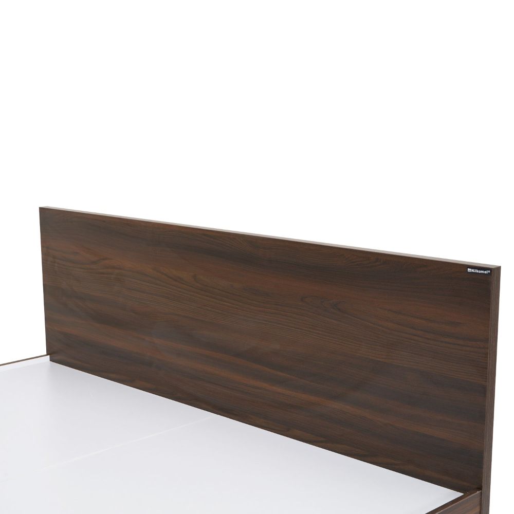 Nilkamal Arthur Queen Bed (Walnut)