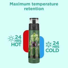 Marvel Mighty Hulk Thermosteel Bottle (Milton)
