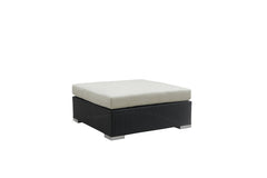 Spera Outdoor Garden Balcony Sofa Set 3 Seater, 2 Seater, 1 Seater, 1 Ottoman, 1 Center Table and 1 Side Table Set (Black)