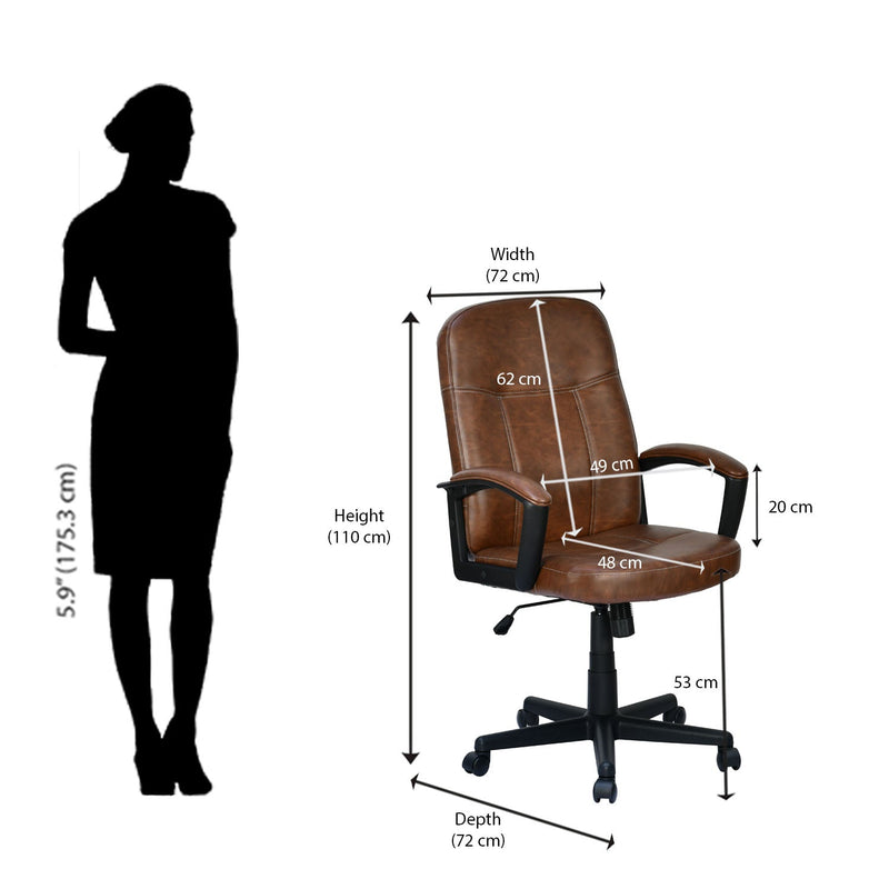 Nilkamal Mayor Mid Back Chair
