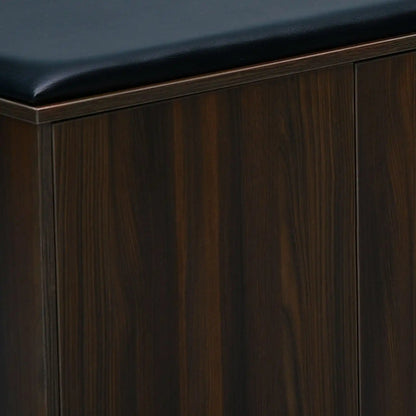 Nilkamal Metro 3 Door Engineered Wood Shoe Cabinet (Walnut)