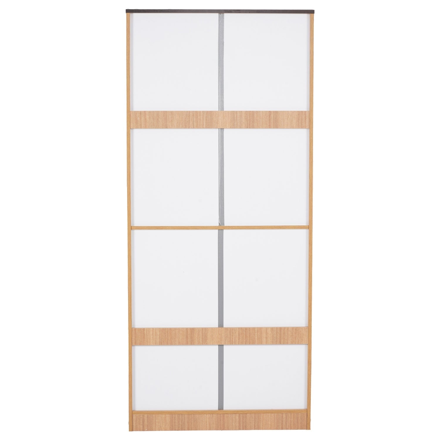 Nilkamal Milford 2 Door Wardrobe With Mirror (Urban Teak)