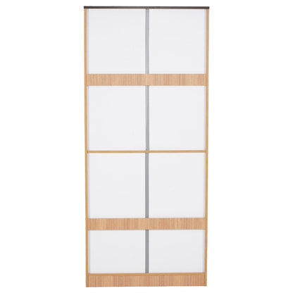 Nilkamal Milford 2 Door Wardrobe With Mirror (Urban Teak)