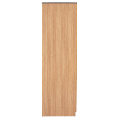 Nilkamal Milford 3 Door Wardrobe  (Urban Teak)