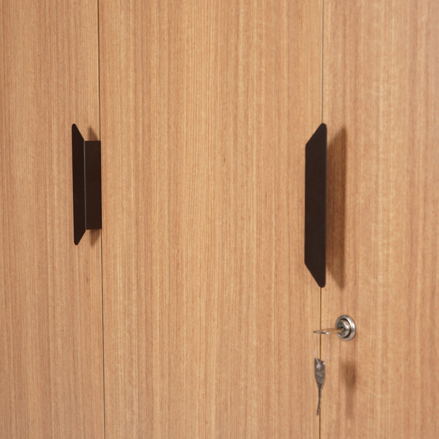 Nilkamal Milford 3 Door Wardrobe  (Urban Teak)