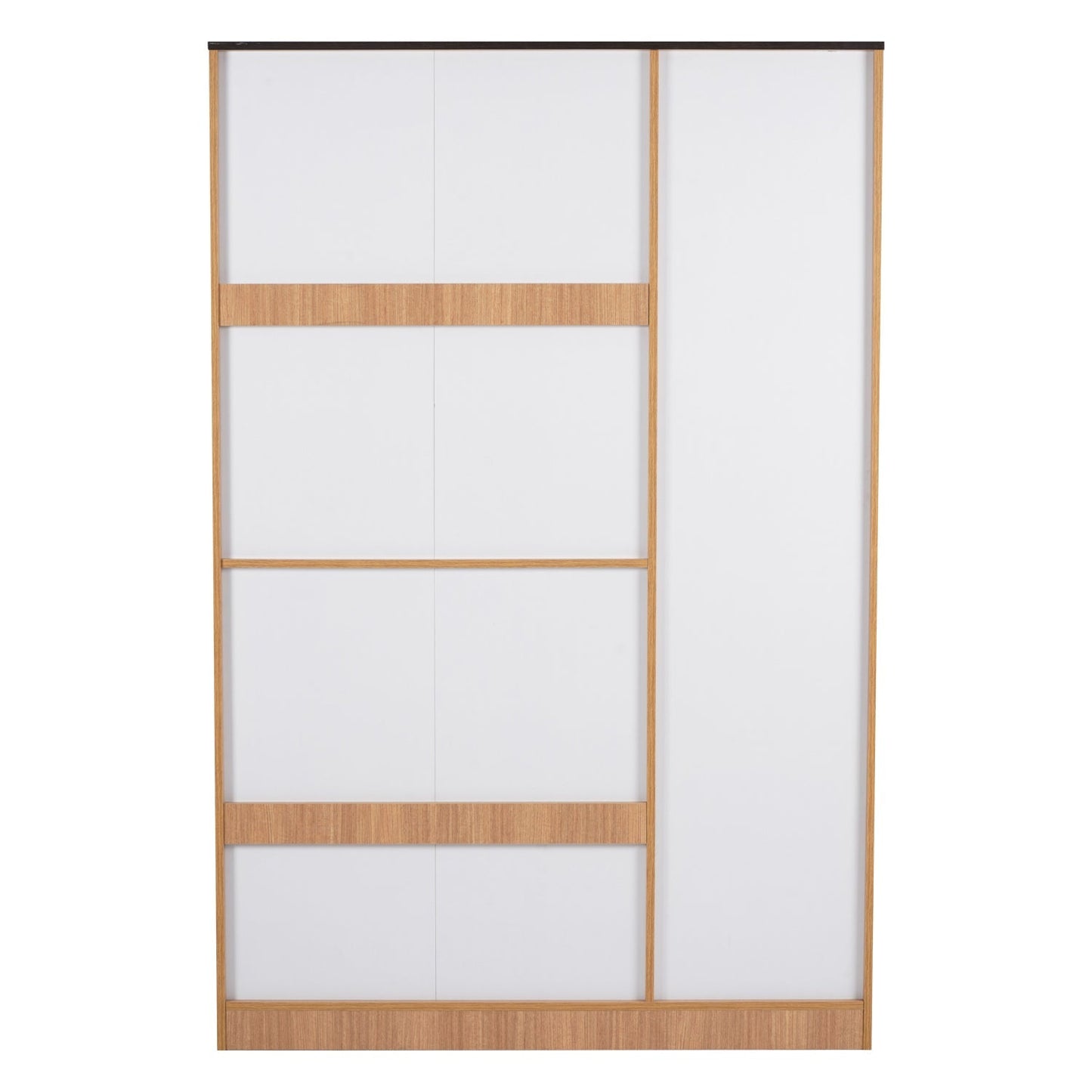 Nilkamal Milford 3 Door Wardrobe  (Urban Teak)