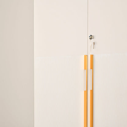 Nilkamal Mirage Engineered Wood 3 Door Wardrobe (Ivory)