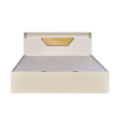 Nilkamal Mirage King Bed with Hydraulic Storage (Ivory)