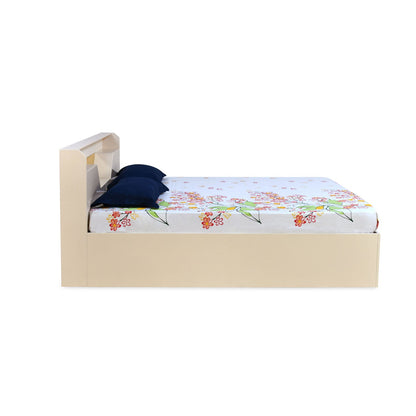 Nilkamal Mirage Queen Bed with Hydraulic Storage (Ivory)