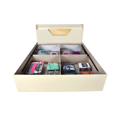 Nilkamal Mirage Queen Bed with Hydraulic Storage (Ivory)