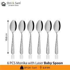 Stainless Steel Cutlery with Laser Monika
