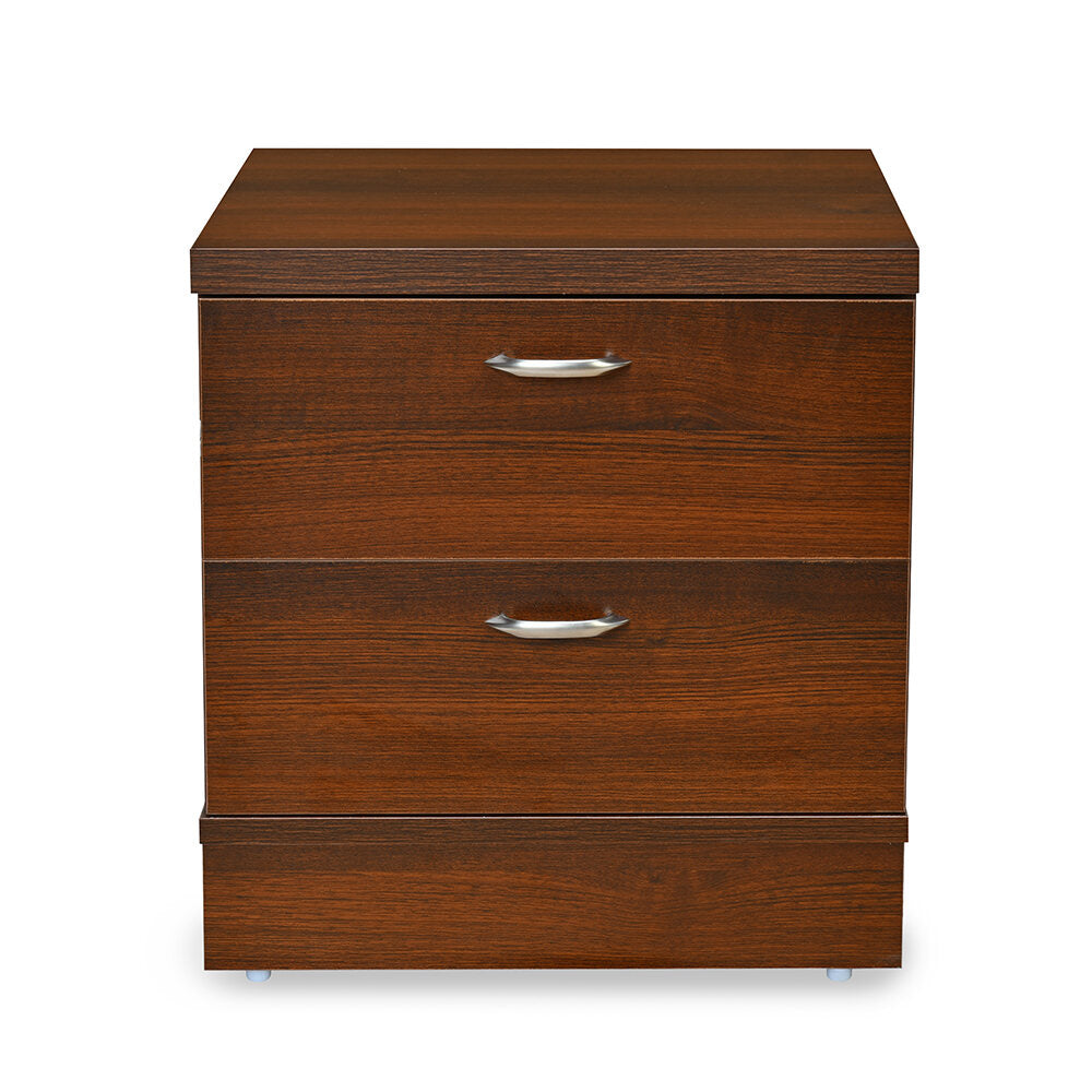 Nilkamal Prime Engineered Wood Nightstand (Samoa Teak)