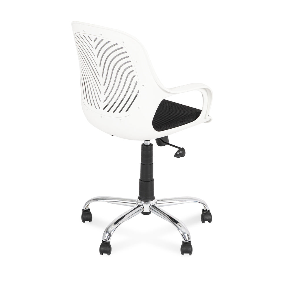 Nilkamal Yaris Mid Back Chrome Base Chair