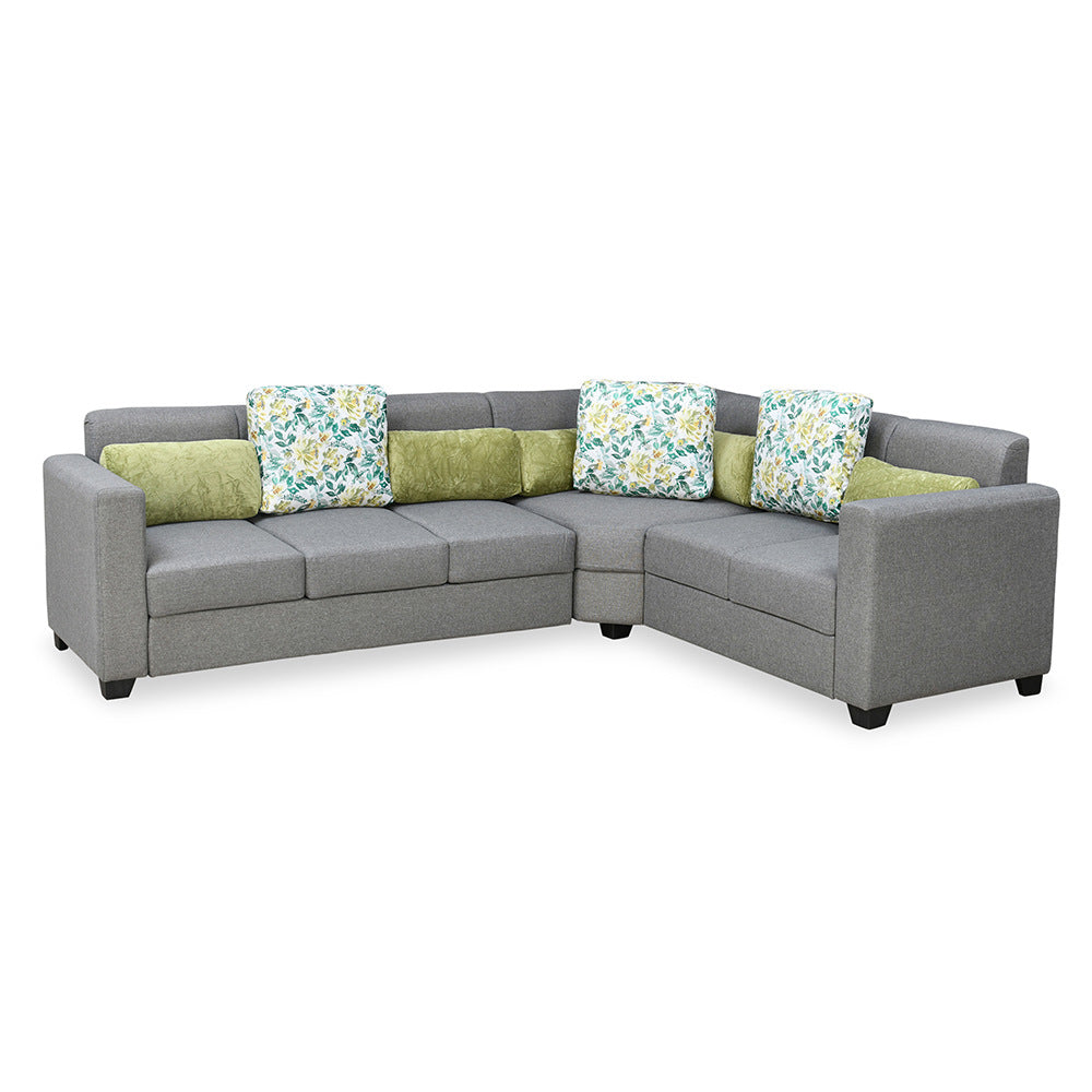 Nilkamal Dew Corner Sofa (Grey)