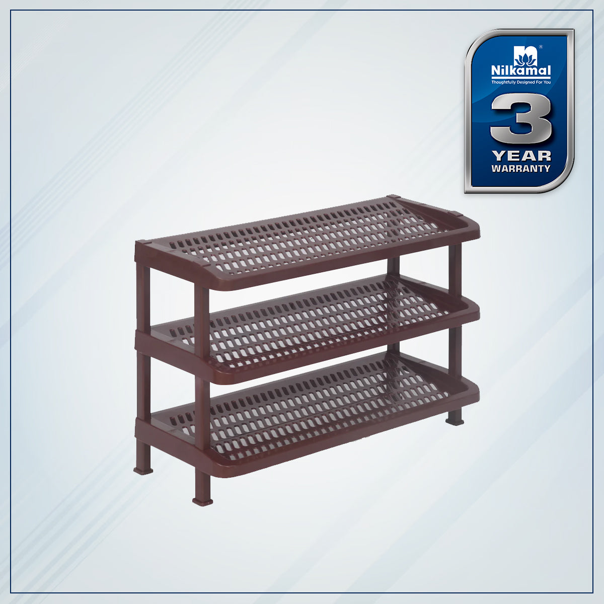 Nilkamal Multipurpose Rack 03 (Maroon)