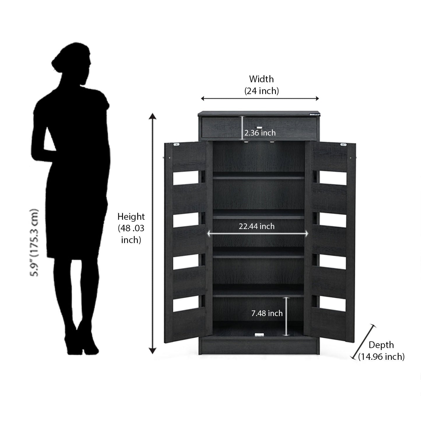 Nilkamal Murano Shoe Cabinet