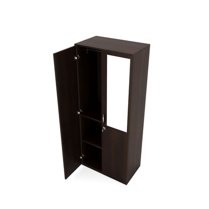 Nilkamal Willy 2 Door Mirror Wardrobe (New Wenge)
