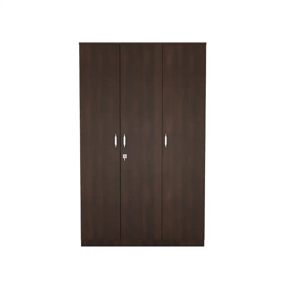 Nilkamal Willy 3 Door Wardrobe without Mirror (New Wenge)