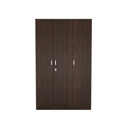 Nilkamal Willy 3 Door Wardrobe without Mirror (New Wenge)