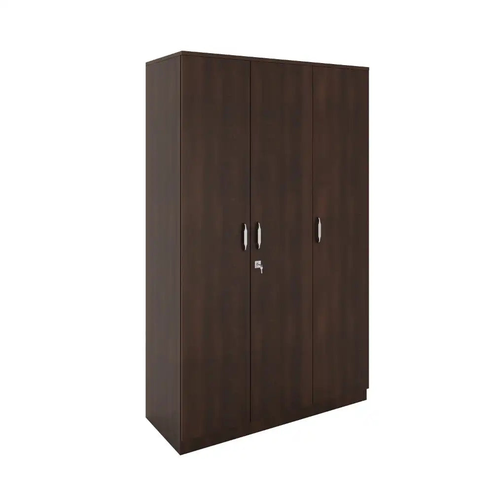 Nilkamal Willy 3 Door Wardrobe without Mirror (New Wenge)