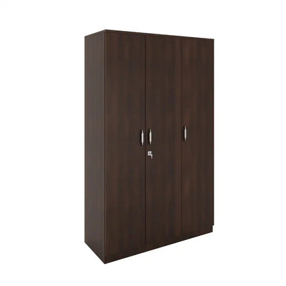 Nilkamal Willy 3 Door Wardrobe without Mirror (New Wenge)