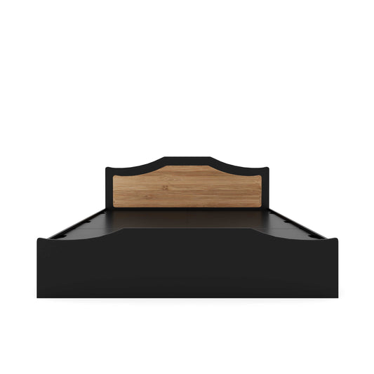 Nilkamal Willy Queen Bed With Storage (Wenge & Sonama Oak)