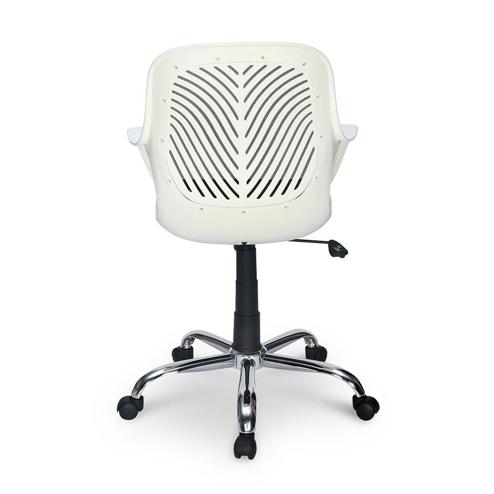 Nilkamal Yaris Mid Back Chrome Base Chair