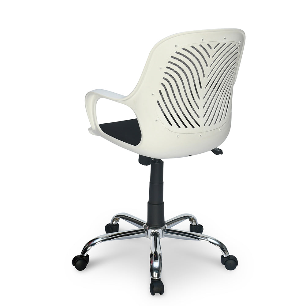 Nilkamal Yaris Mid Back Chrome Base Chair