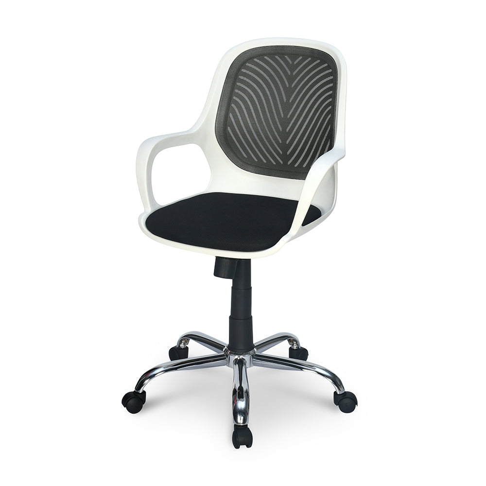 Nilkamal Yaris Mid Back Chrome Base Chair