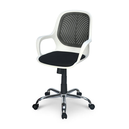 Nilkamal Yaris Mid Back Chrome Base Chair
