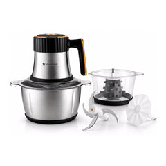 Wonderchef Maestro Neo Electric Chopper, Mincer, Peeler for Kitchen, 300W Motor, Sharp Stainless-steel Blades, Whisk and