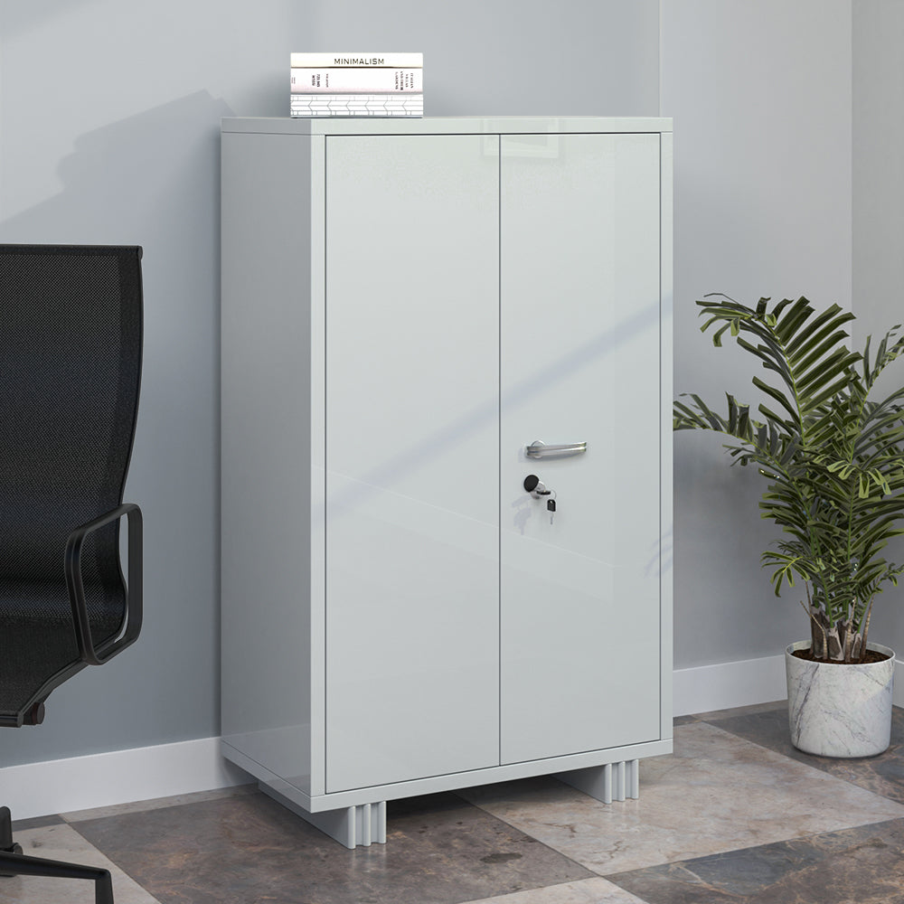 Nilkamal Magna Kd Office Almira Small (Grey)