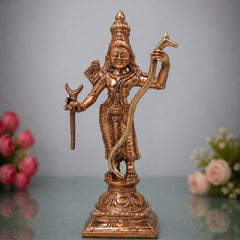 Bronze Rama Idol, Shri Ramachandra Kodanda Rama Murti, Gold, 5 Inch, 1 Piece