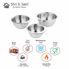 Stainless Steel Measuring Bowl