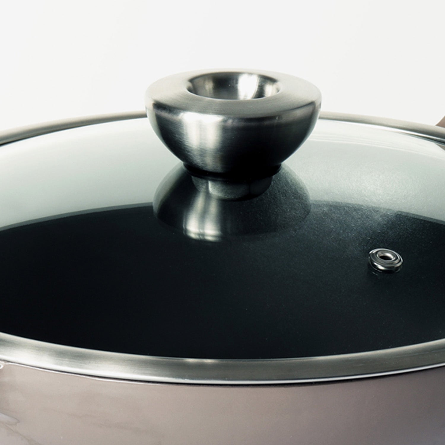 Meyer Enamel Cast Iron Kadai, 26cm, Grey