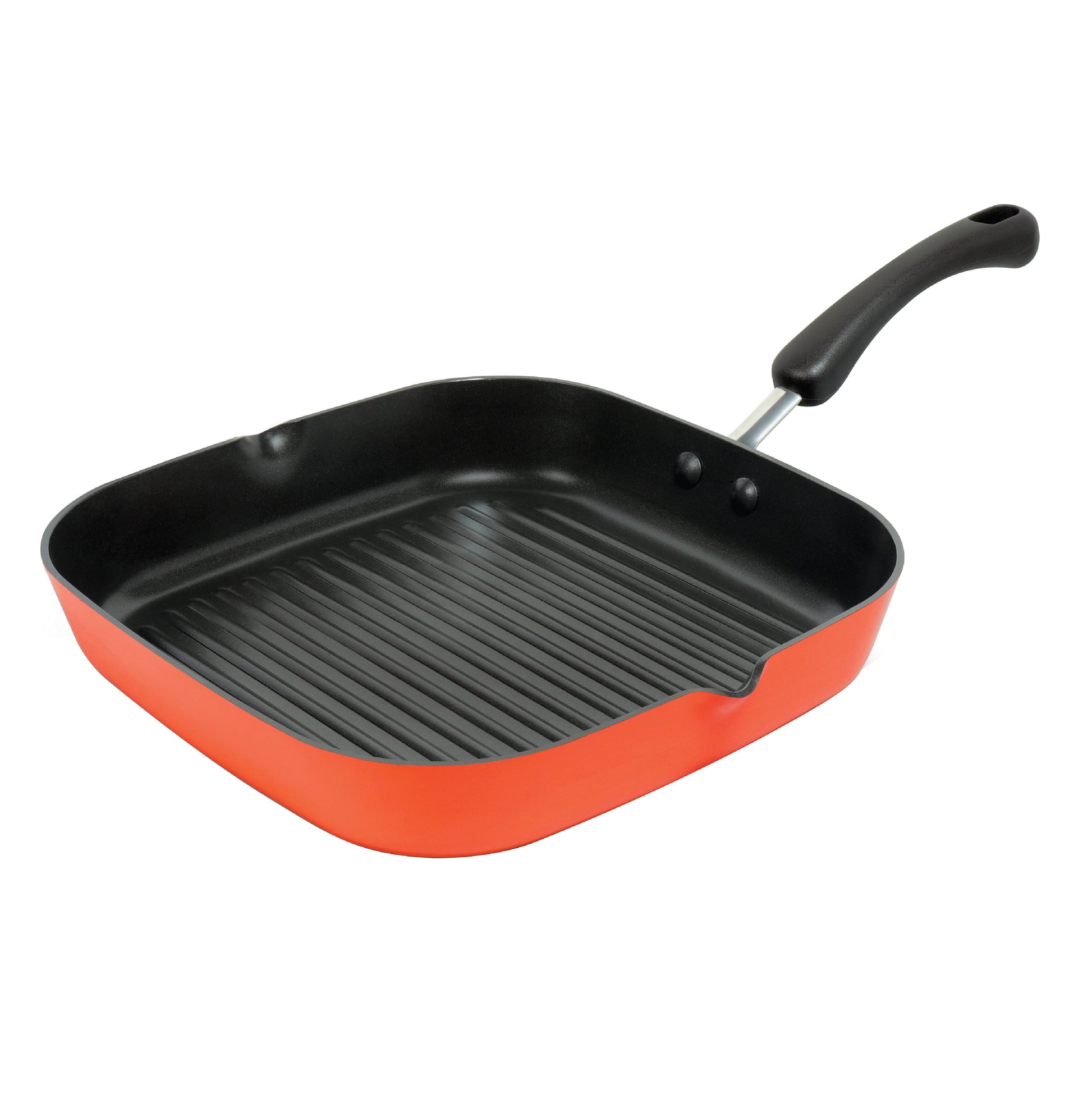 Meyer Non Stick Aluminium Grillpan 28cm, Orange