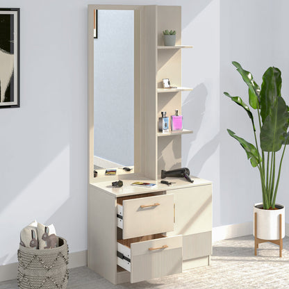 Nilkamal Mirage Engineered Wood Dresser Table (Ivory)