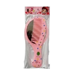 Hand Mirror with Comb Set for Women and Girls Gift for Girls, Pack of 1-1