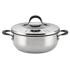 Circulon Momentum Non-Stick 24cm Casserole with Locking Straining Lid