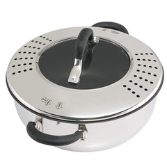 Circulon Momentum Non-Stick 24cm Casserole with Locking Straining Lid
