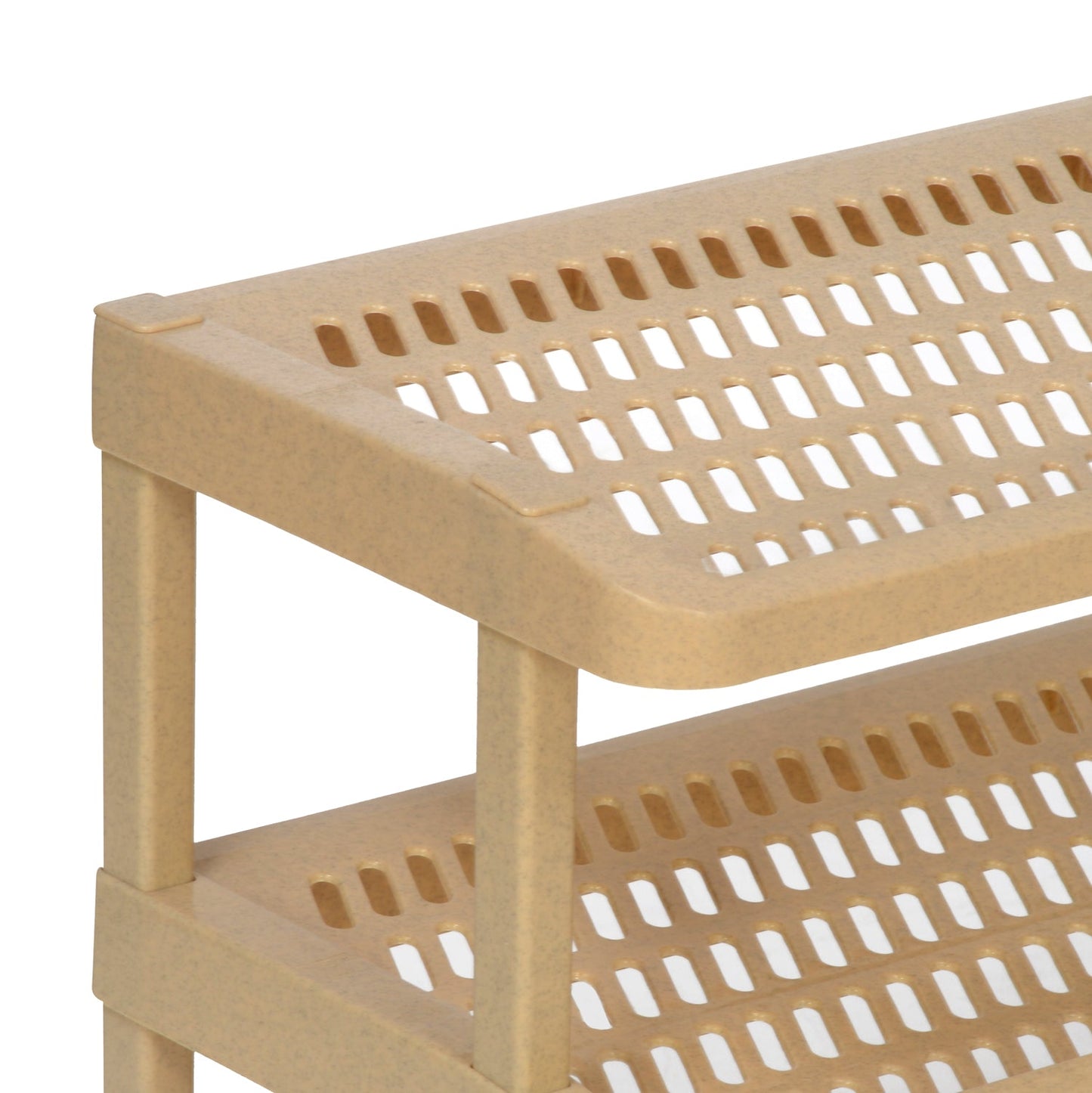 Nilkamal Multipurpose Rack 03 (Marble Beige)