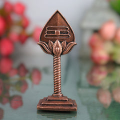 Copper Murugan Vel Idol,Tamra Velayudham, Skanda Subramanya Kartikeya Shakti Vel for Puja & Home Temple, Brown, 2.5 Inch, 1 Piece