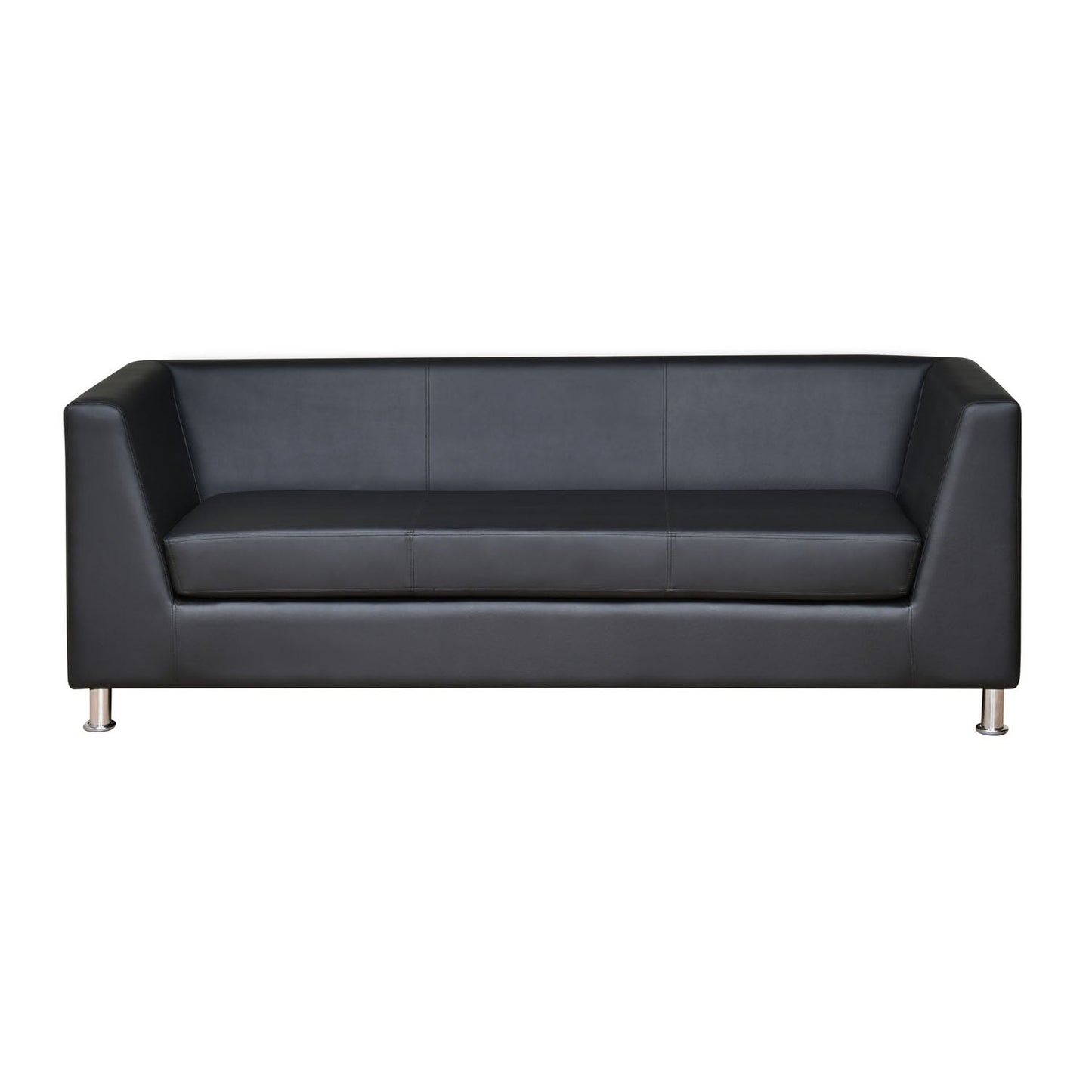 Nilkamal Russo 3 Seater Sofa (Black)
