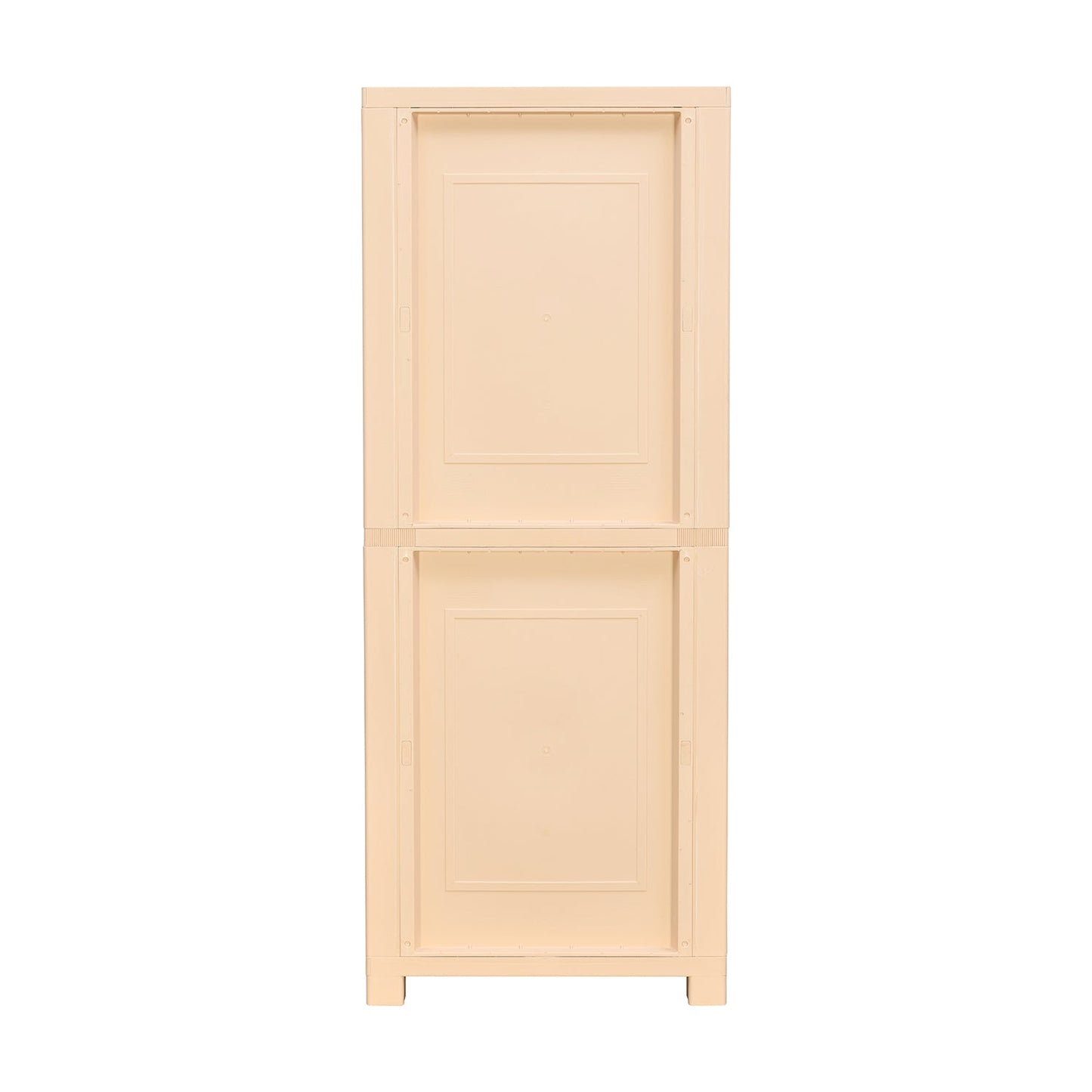 Nilkamal Freedom Big 6 (FB6) Plastic Storage Cabinet (Weather Brown /  Biscuit)