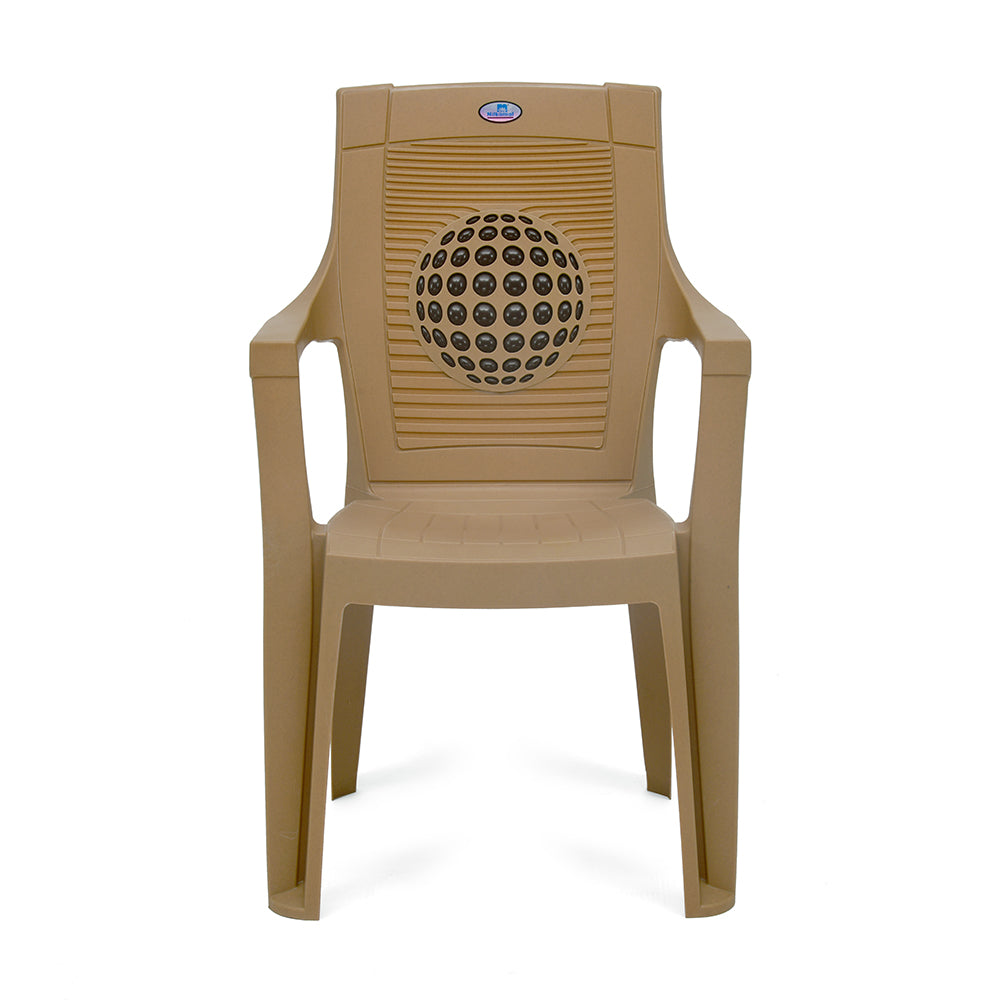 Nilkamal Globe 3D Plastic Arm Chair