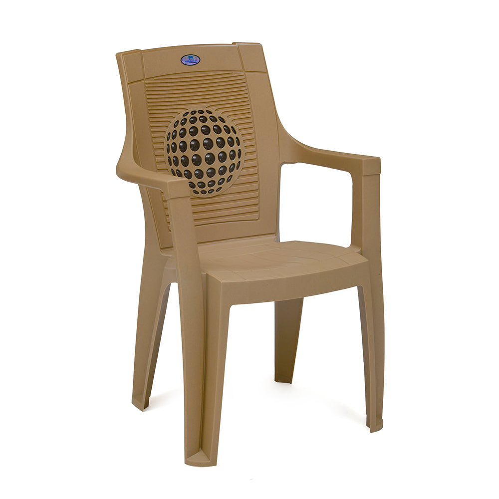 Nilkamal Globe 3D Plastic Arm Chair