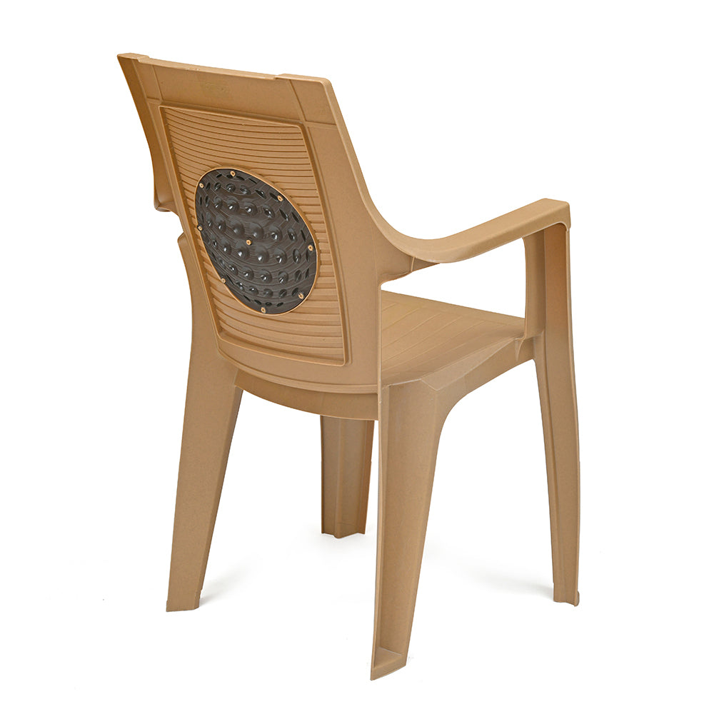 Nilkamal Globe 3D Plastic Arm Chair