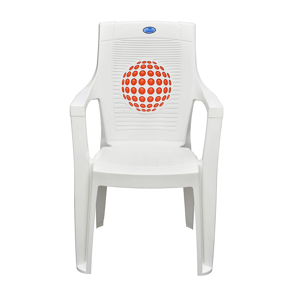 Nilkamal Globe 3D Plastic Arm Chair