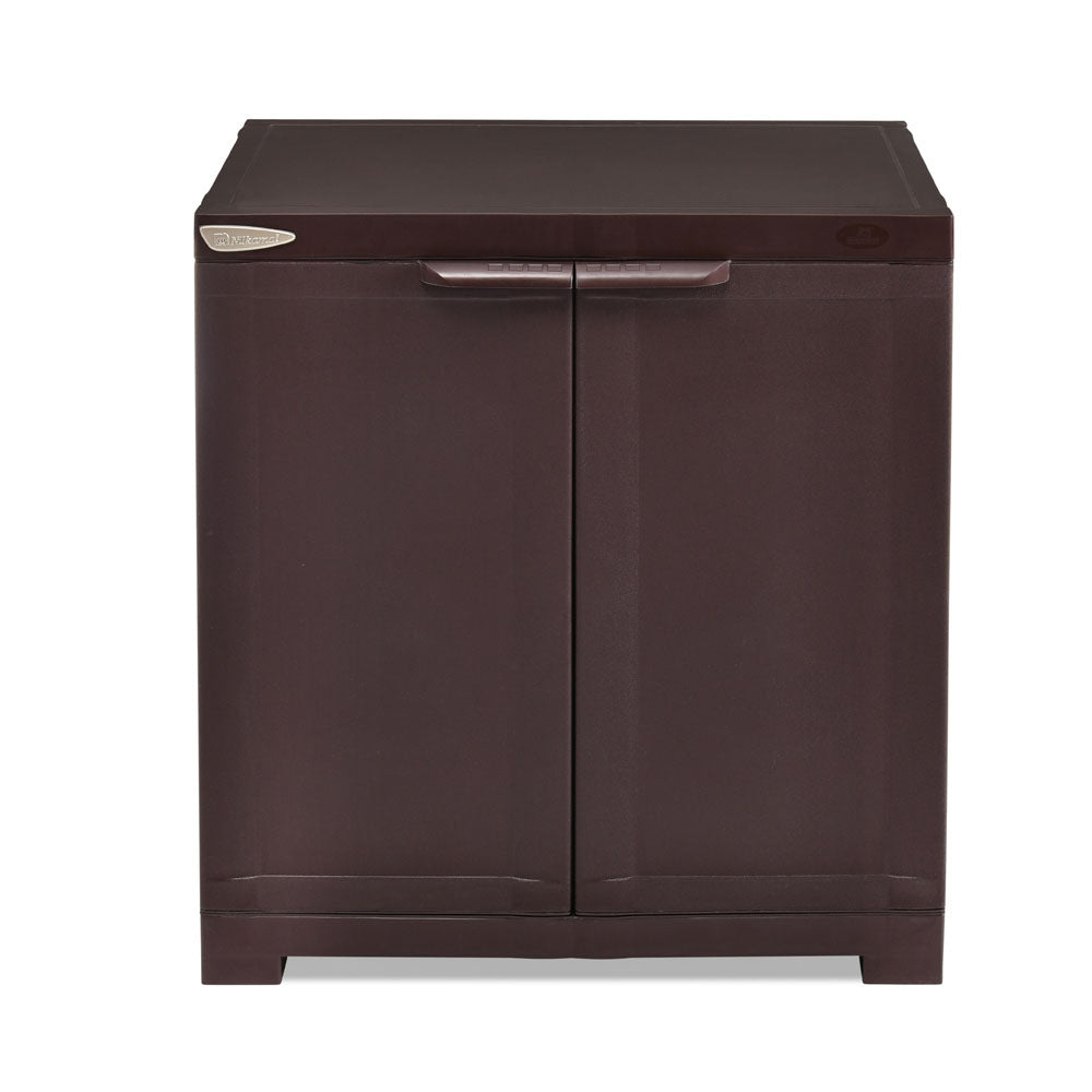 Nilkamal Freedom Mini 09 (FMSC09) Plastic Shoe Cabinet (Weather Brown)