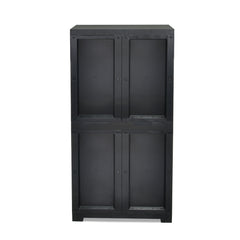 Nilkamal Freedom Mini Medium (FMM) Plastic Storage Cabinet (Haze Grey/Charcoal Grey)